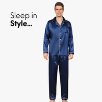 Luxe Satin Pyjamas - Men