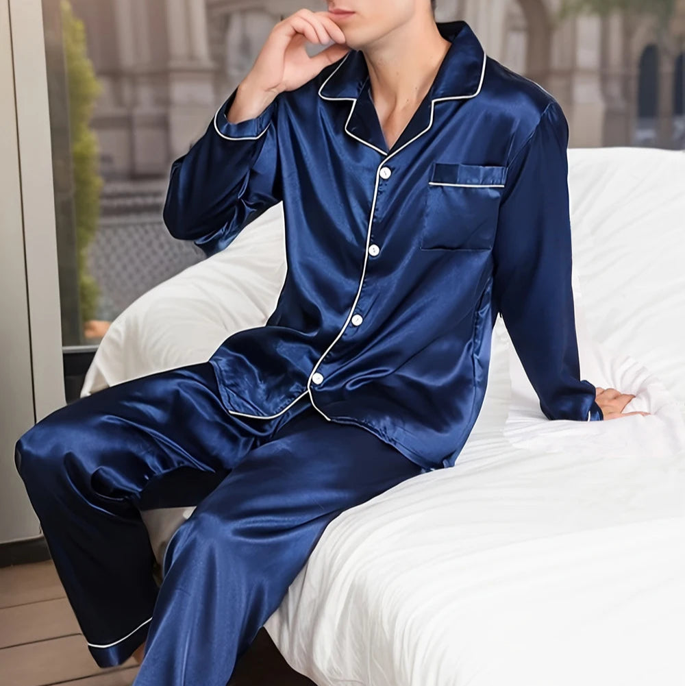 Luxe Satin Pyjamas - Men